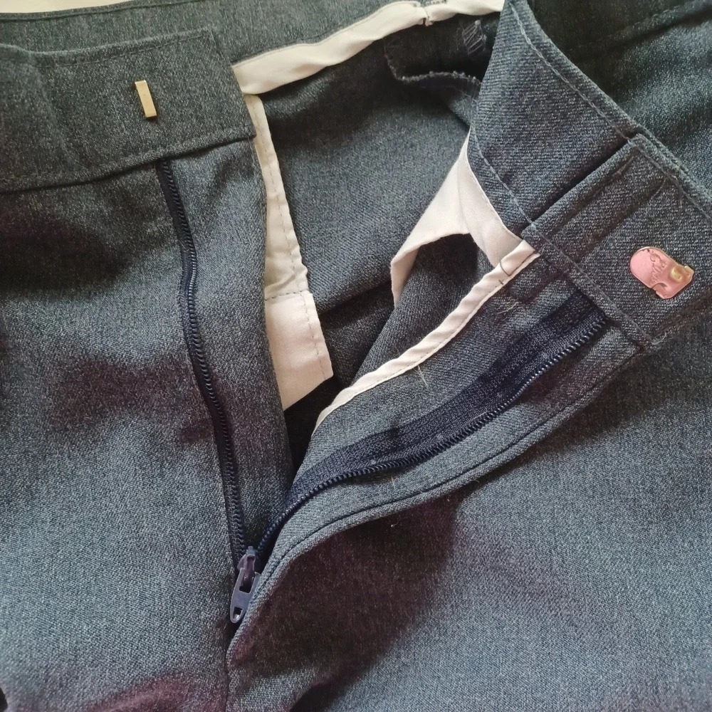 Levi's Action Slacks High Rise Tailored Dress Pants Men 32x30 Heritage Preppy 90